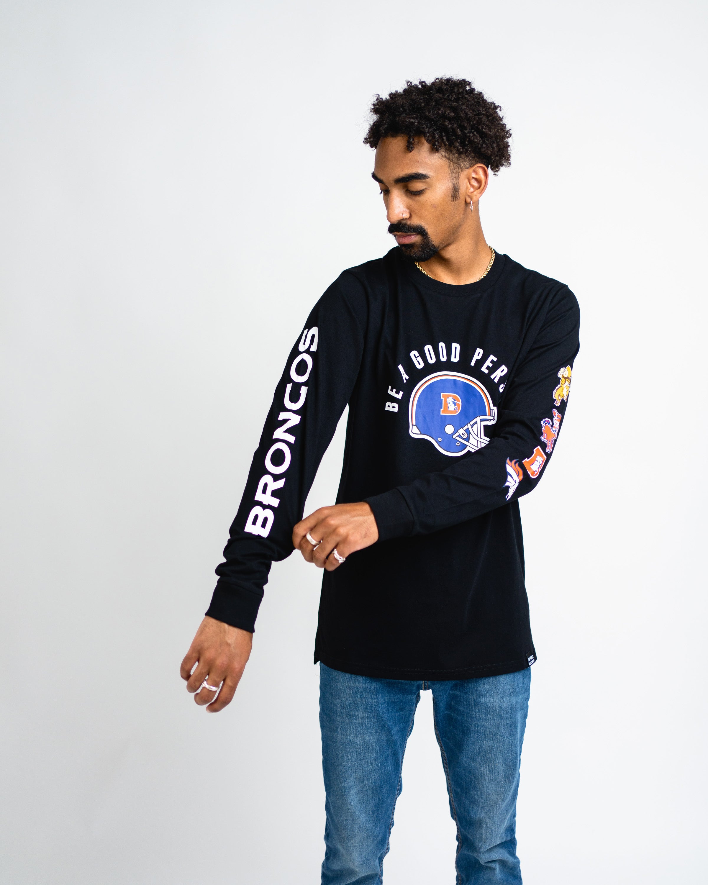 Denver Broncos Long Sleeve Shirt - William Jacket