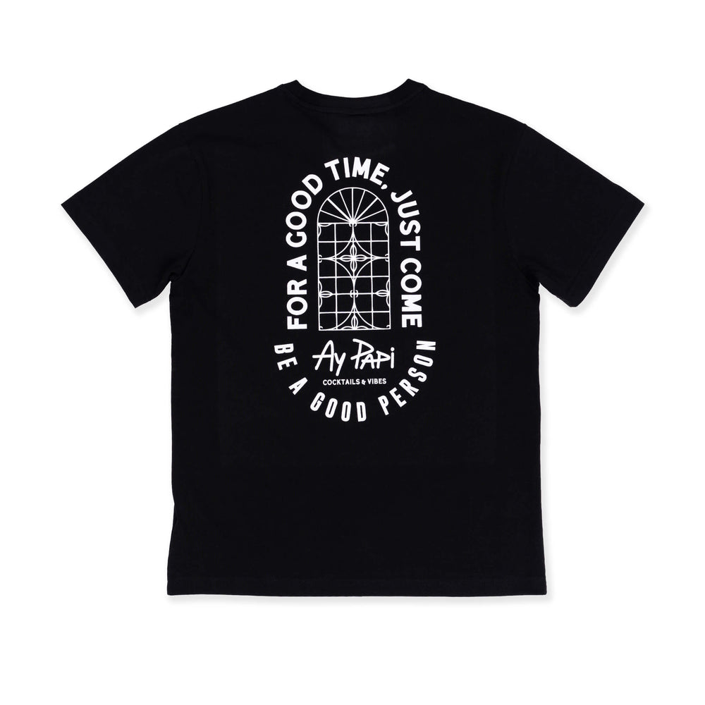 Be a Good Person X Ay Papi T-Shirt - Black