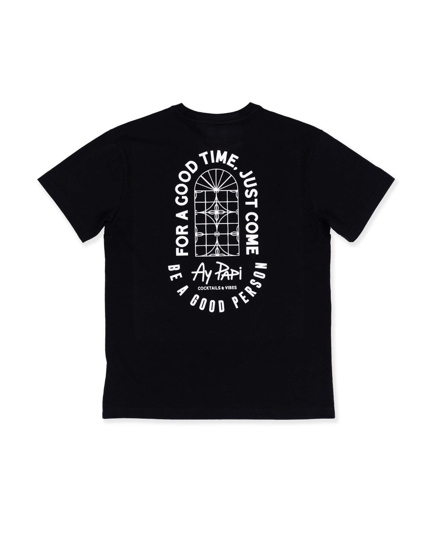 Be a Good Person X Ay Papi T-Shirt - Black