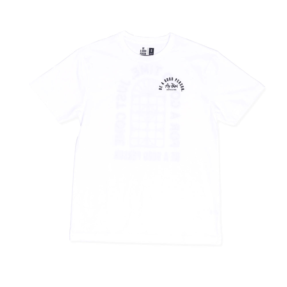 
                      
                        BE A GOOD PERSON X AY PAPI T-Shirt - White
                      
                    