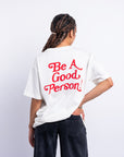 Exclamation T-Shirt - Cream/Red