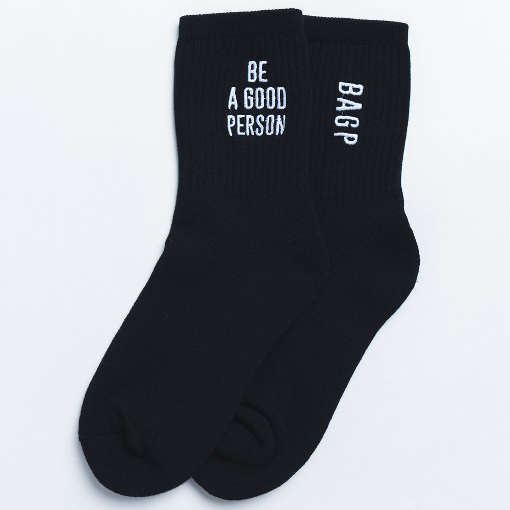 
                      
                        Half Crew Socks - Black
                      
                    