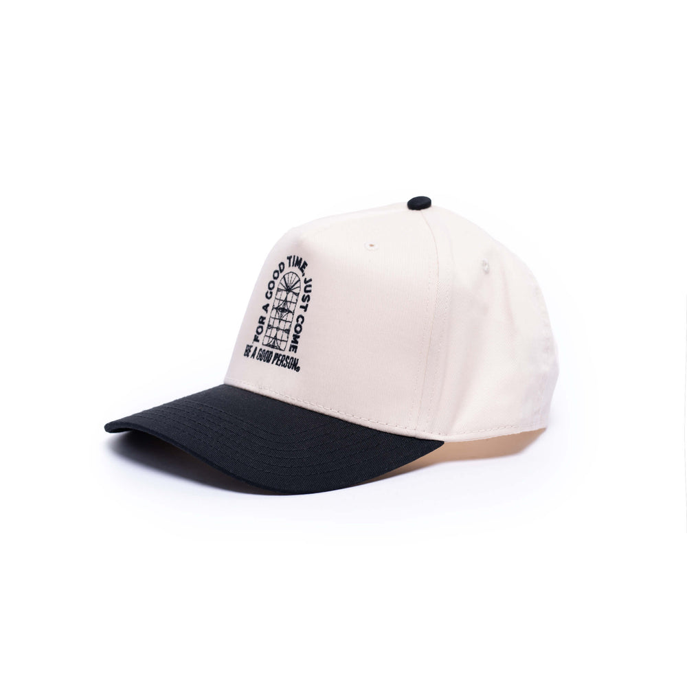 Be a Good Person X Ay Papi Snapback - Cream