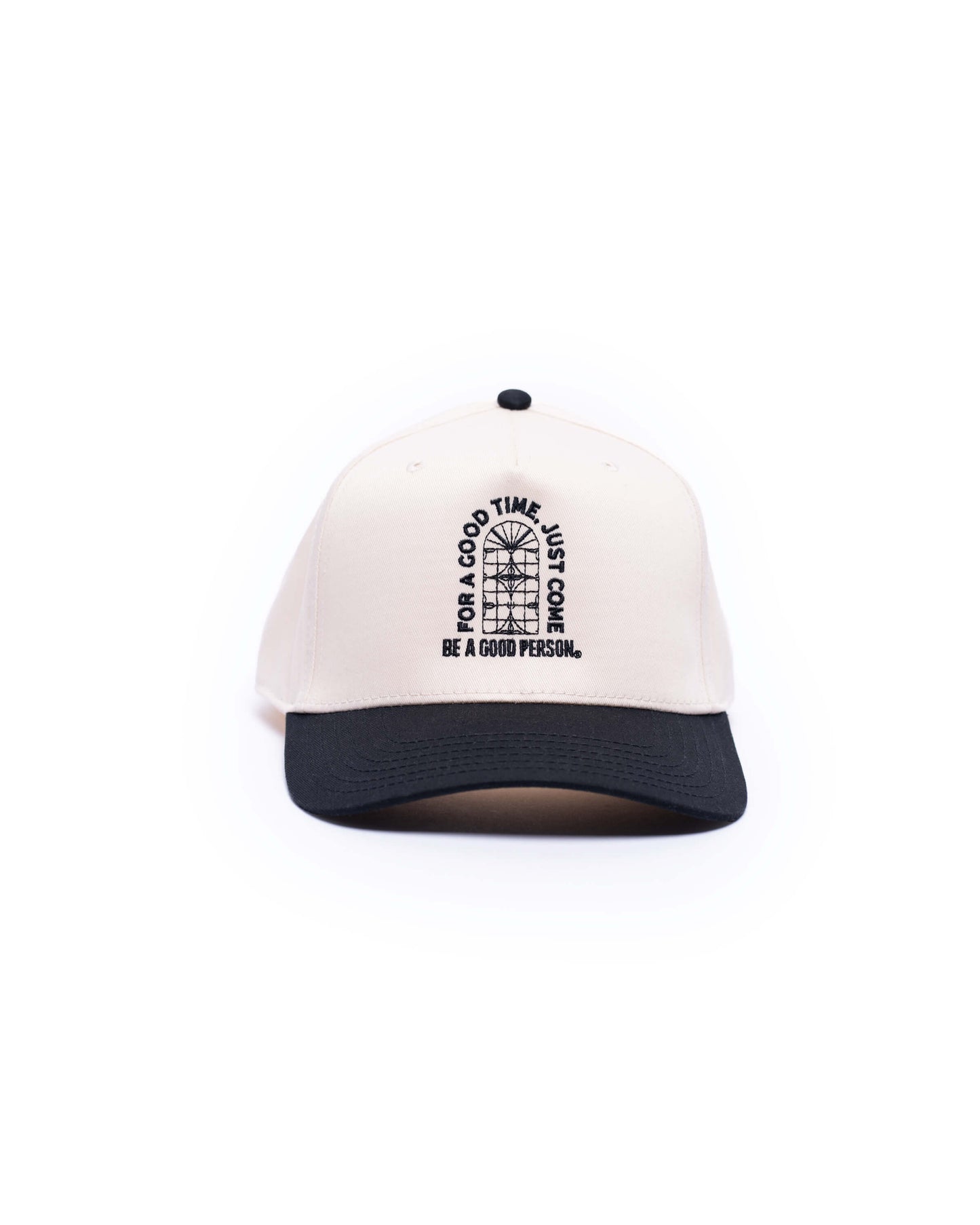 Be a Good Person X Ay Papi Snapback - Cream