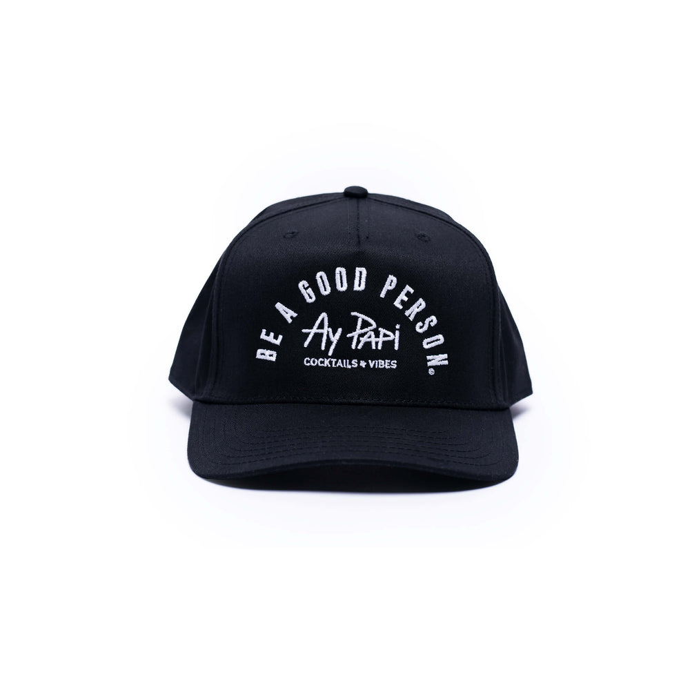 
                      
                        BE A GOOD PERSON X AY PAPI Snapback - Black
                      
                    