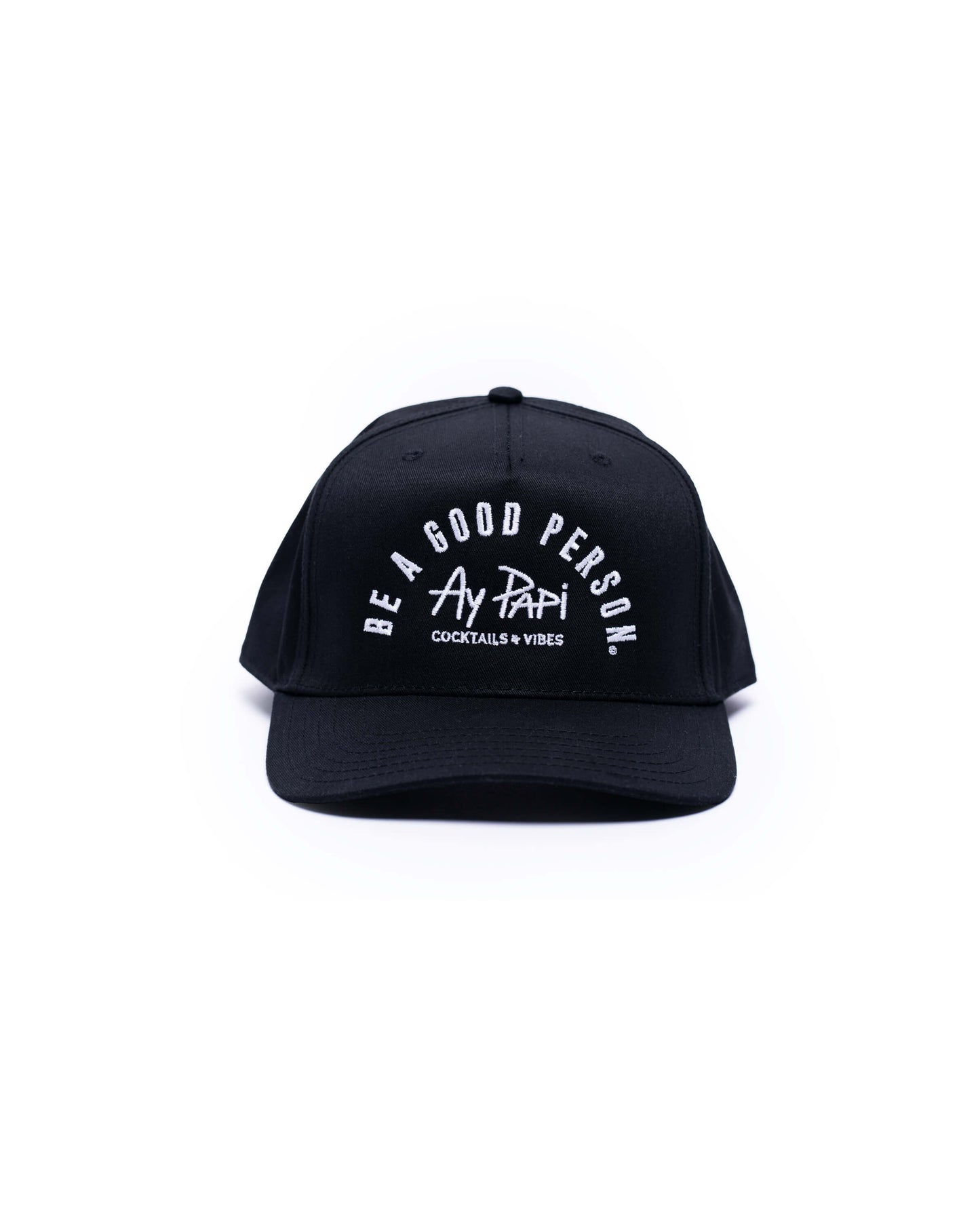 BE A GOOD PERSON X AY PAPI Snapback - Black