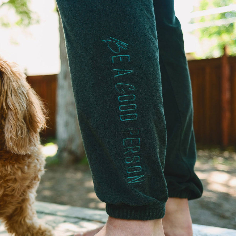 
                      
                        B & G x BAGP Sweatpants - Emerald
                      
                    