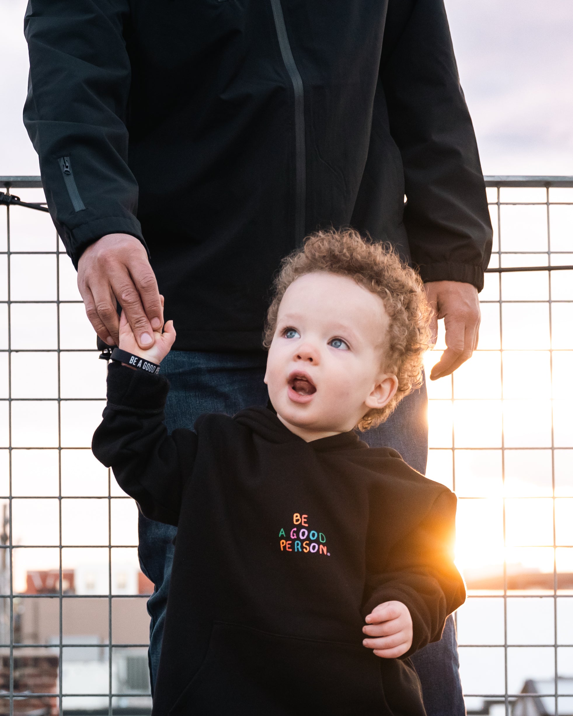 Black 2024 hoodie toddler