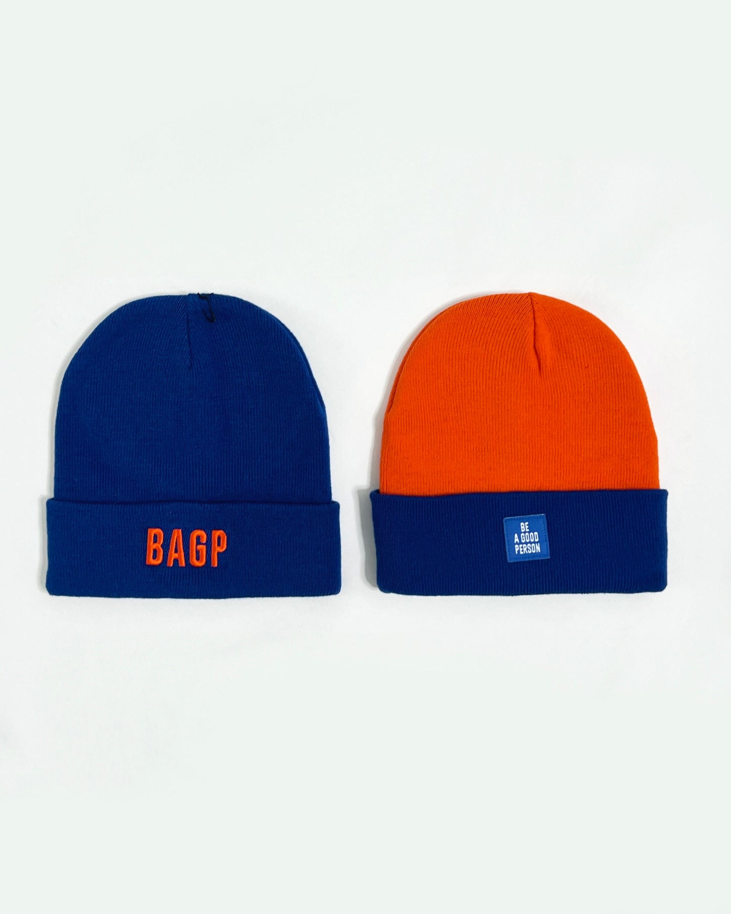 Signature Reversible Beanie - Blue/Orange