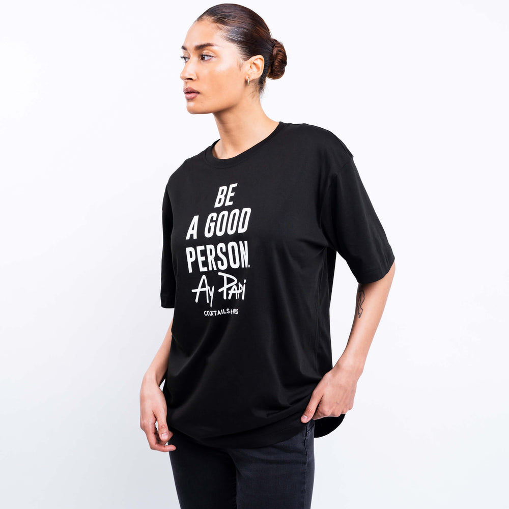 
                      
                        Be a Good Person X Ay Papi T-Shirt - Black
                      
                    