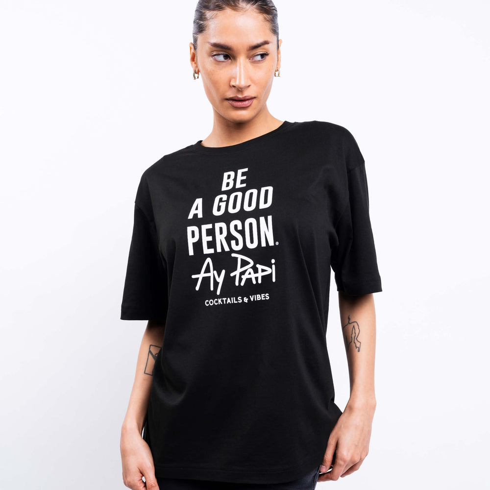 
                      
                        Be a Good Person X Ay Papi T-Shirt - Black
                      
                    