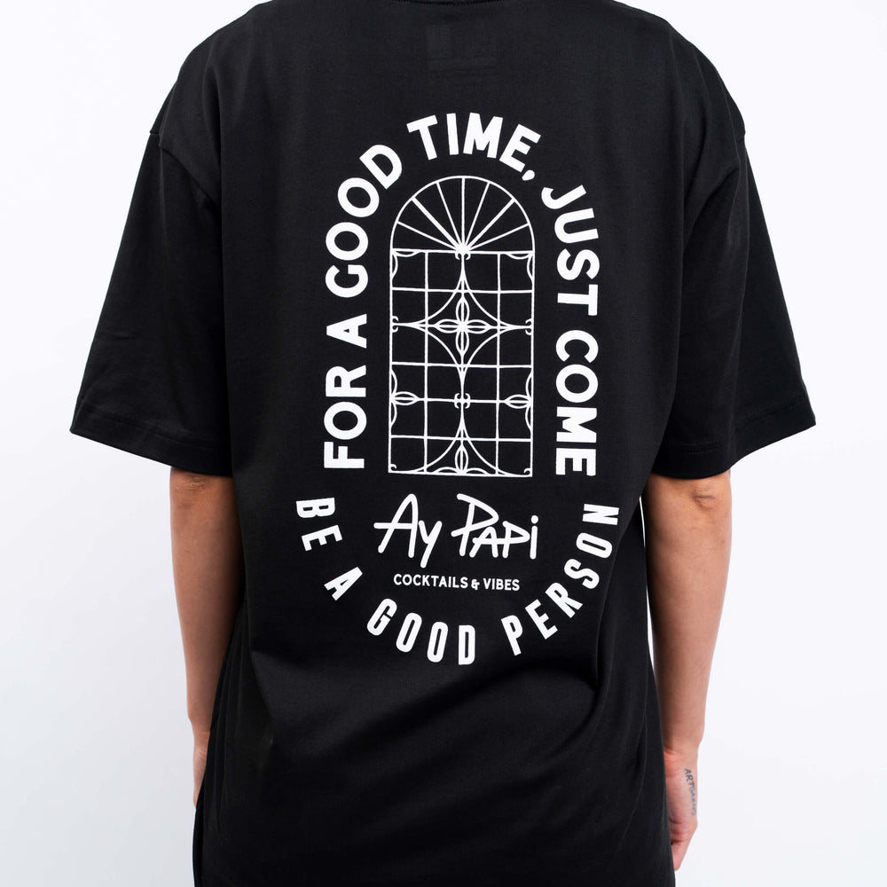 
                      
                        BE A GOOD PERSON X AY PAPI T-Shirt - Black
                      
                    