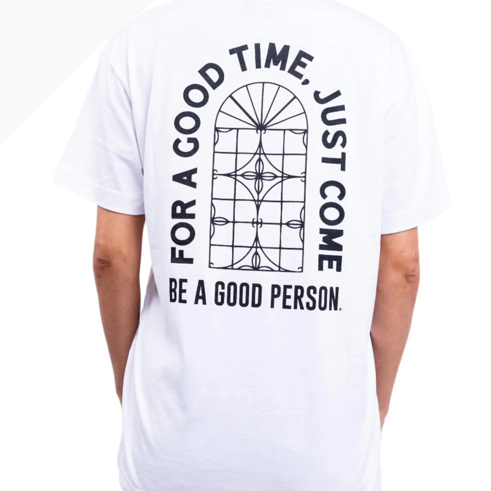 
                      
                        BE A GOOD PERSON X AY PAPI T-Shirt - White
                      
                    