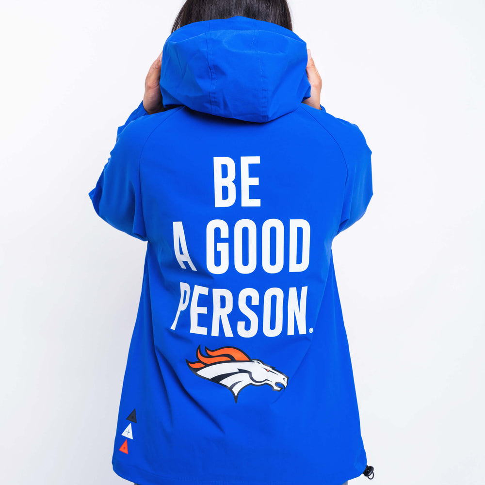 
                      
                        Broncos Legacy Blue Windbreaker
                      
                    