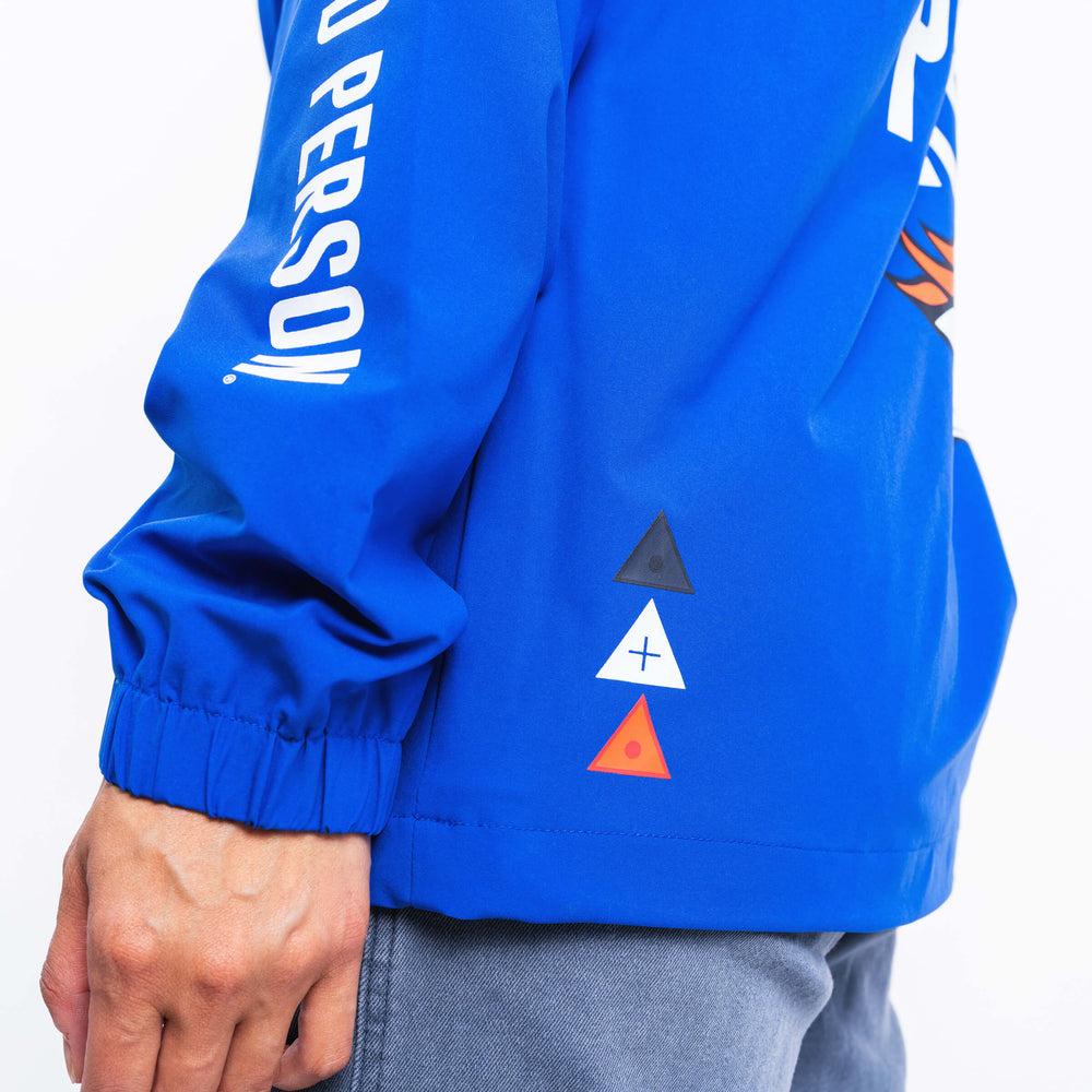 
                      
                        Broncos Legacy Blue Windbreaker
                      
                    