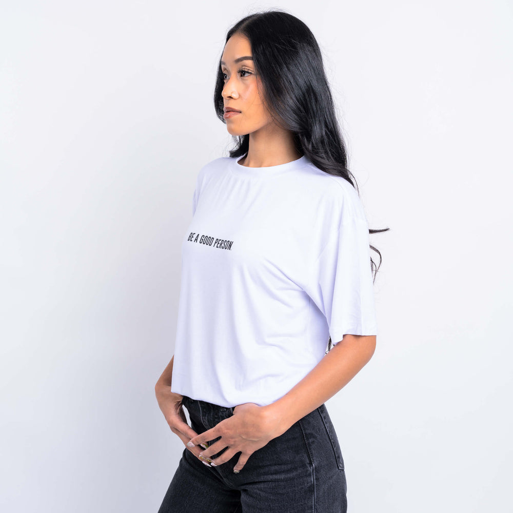 
                      
                        Super Soft Tee - White/Black
                      
                    