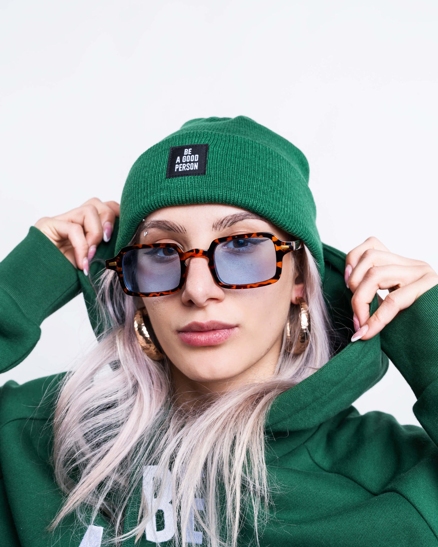 Signature Beanie - Forest Green