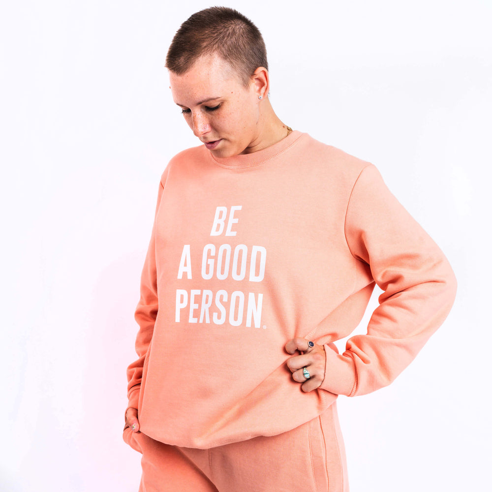 Signature Crewneck - Salmon