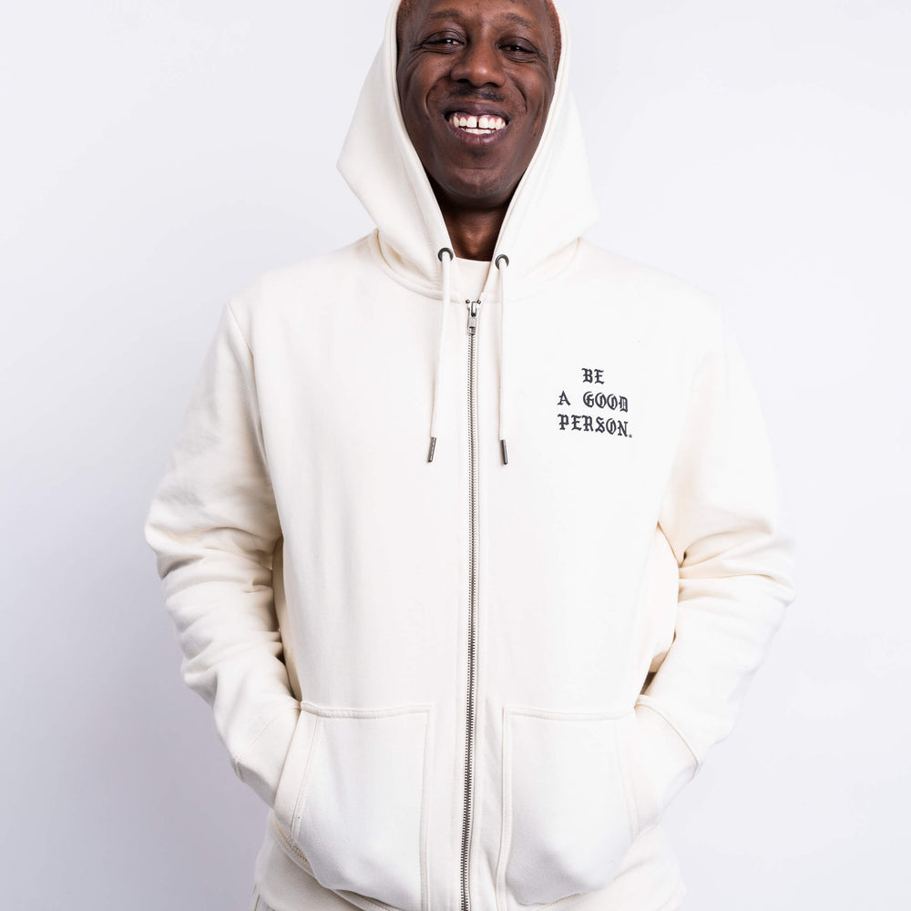 
                      
                        Saint Script Zip Up - Cream
                      
                    