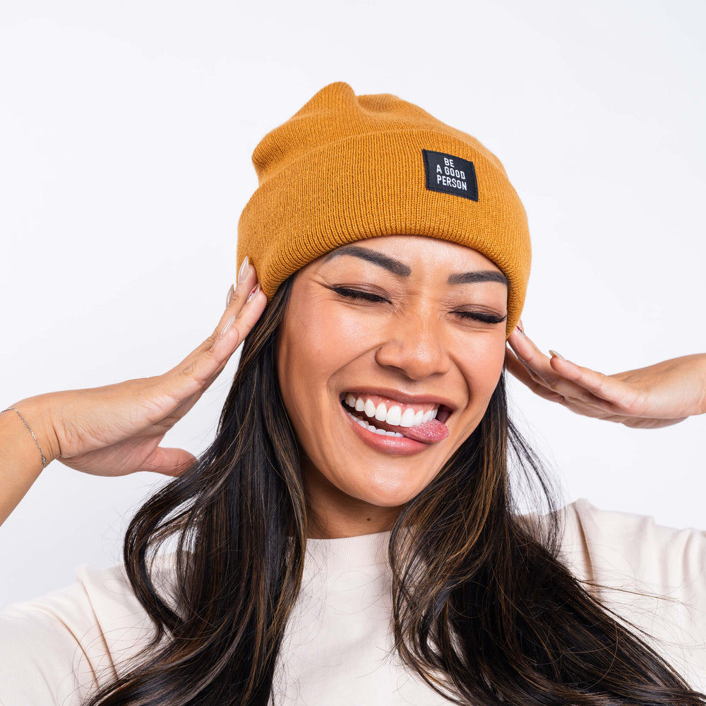 
                      
                        Signature Beanie - Mustard
                      
                    