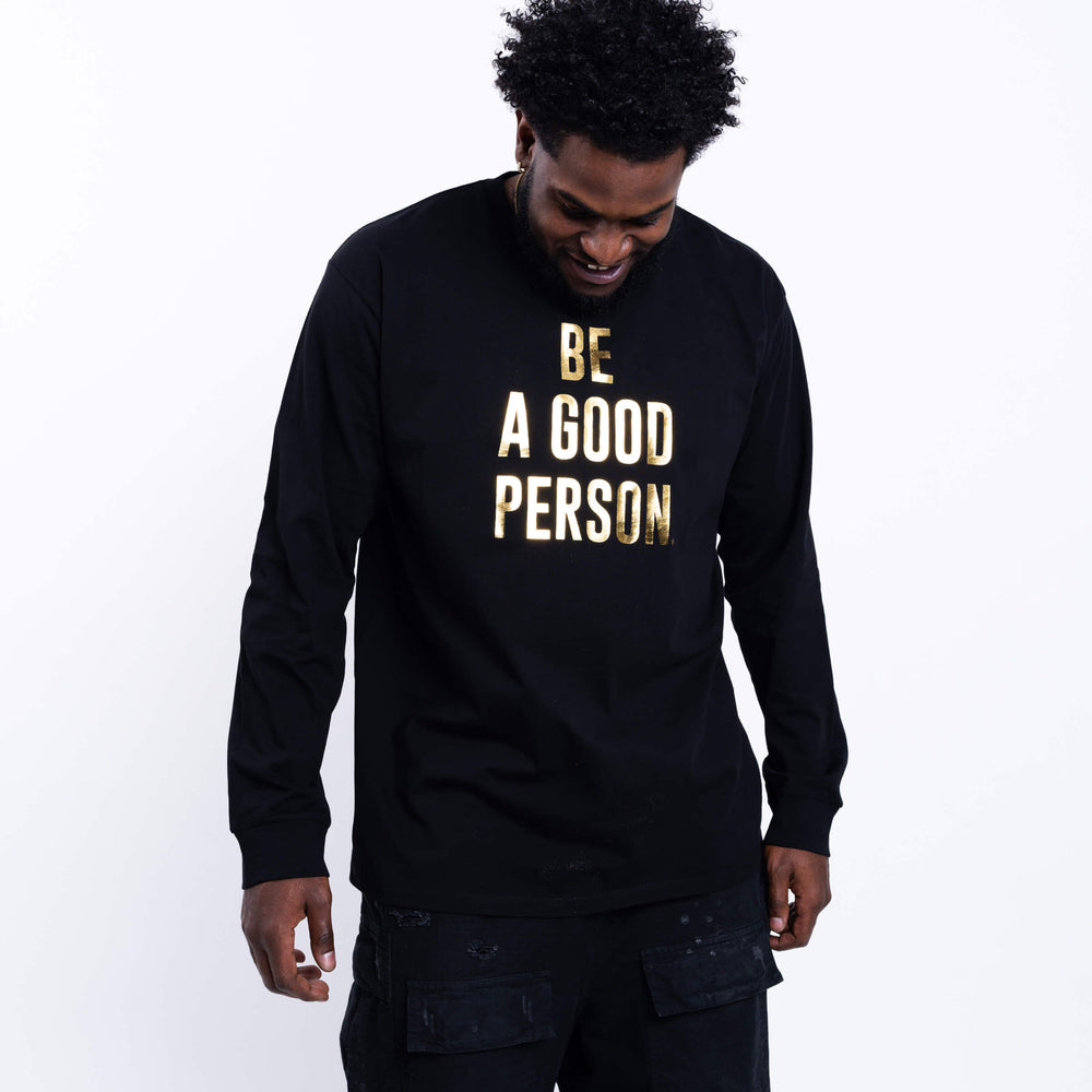 
                      
                        Foil Long Sleeve - Black/Gold
                      
                    