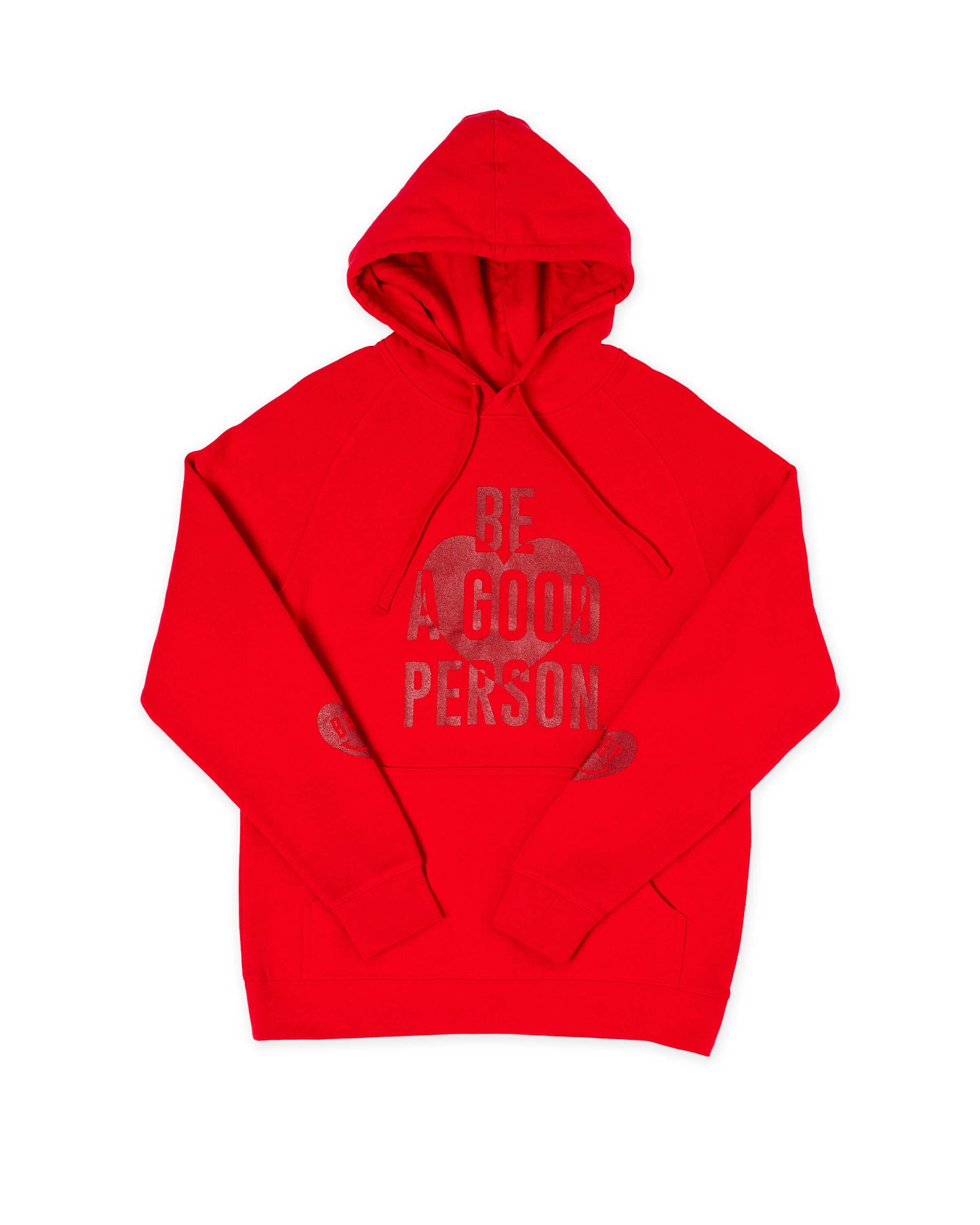 Heart On Your Sleeve Lightweight Hoodie - Red