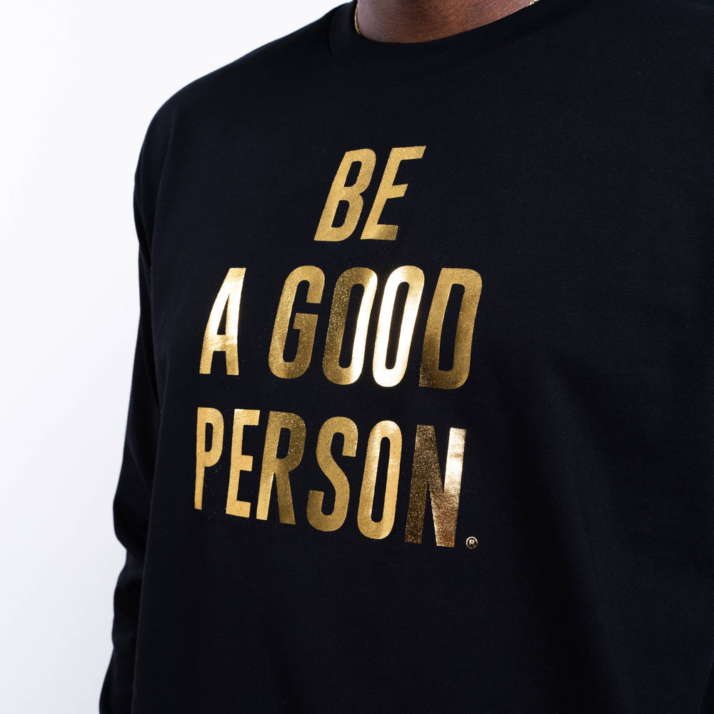 
                      
                        Foil Long Sleeve - Black/Gold
                      
                    