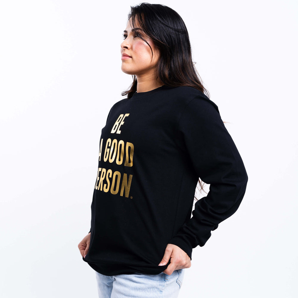 
                      
                        Foil Long Sleeve - Black/Gold
                      
                    