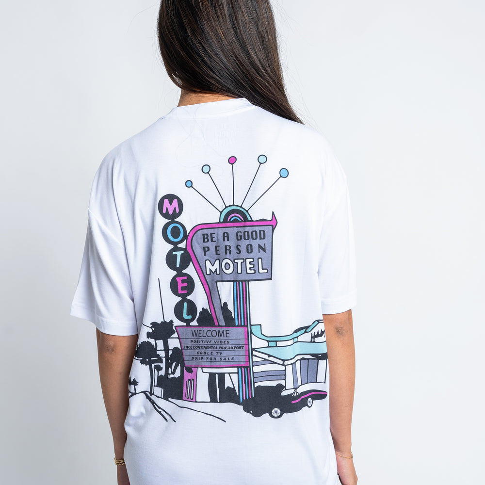 
                      
                        Motel T-Shirt - White
                      
                    