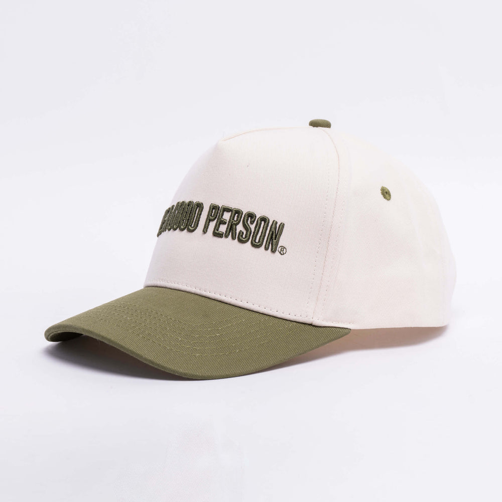 
                      
                        Signature Snapback Hat -Cream/Olive
                      
                    