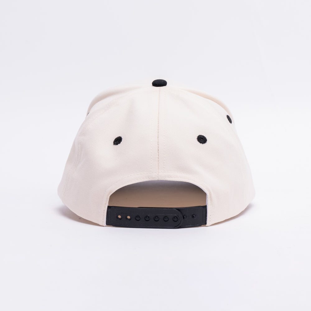 
                      
                        Exclamation Snapback Hat - Cream/Black
                      
                    