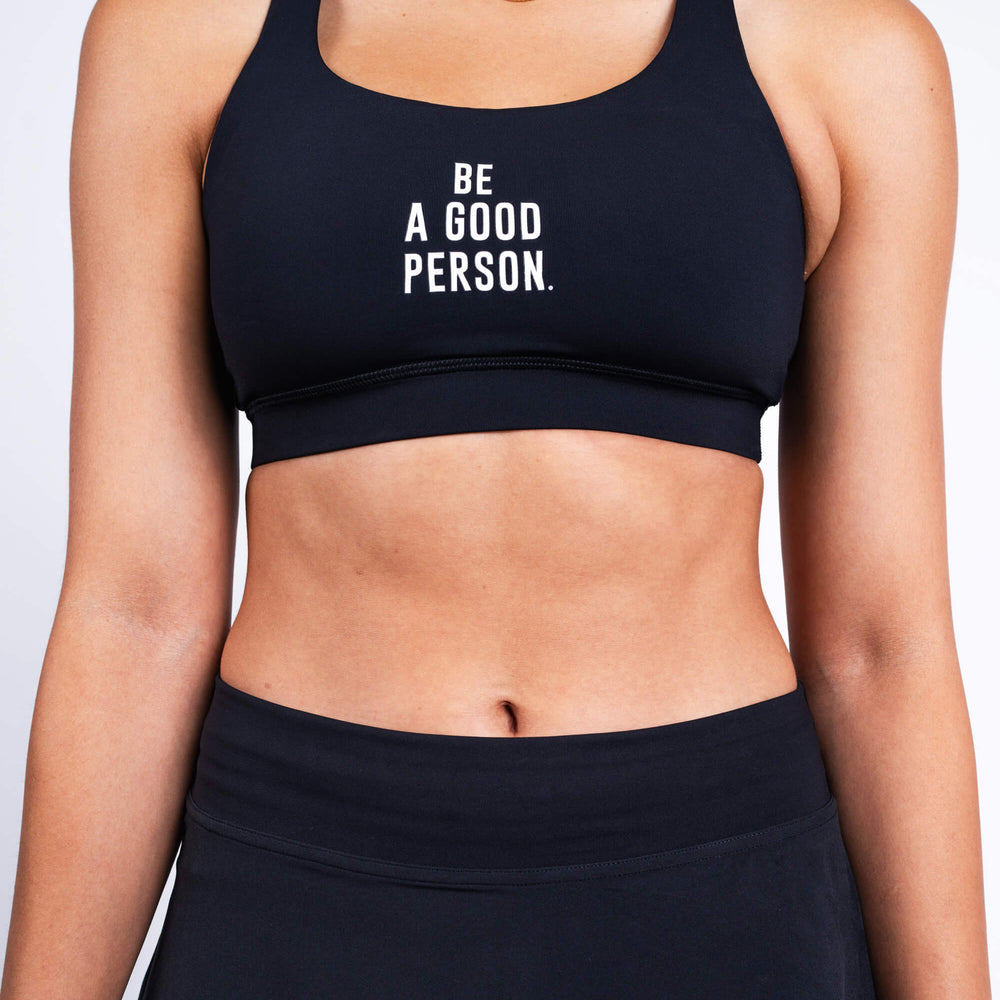 
                      
                        Energy Bra Medium Support - Black - lululemon // BE A GOOD PERSON *Pre-Order*
                      
                    