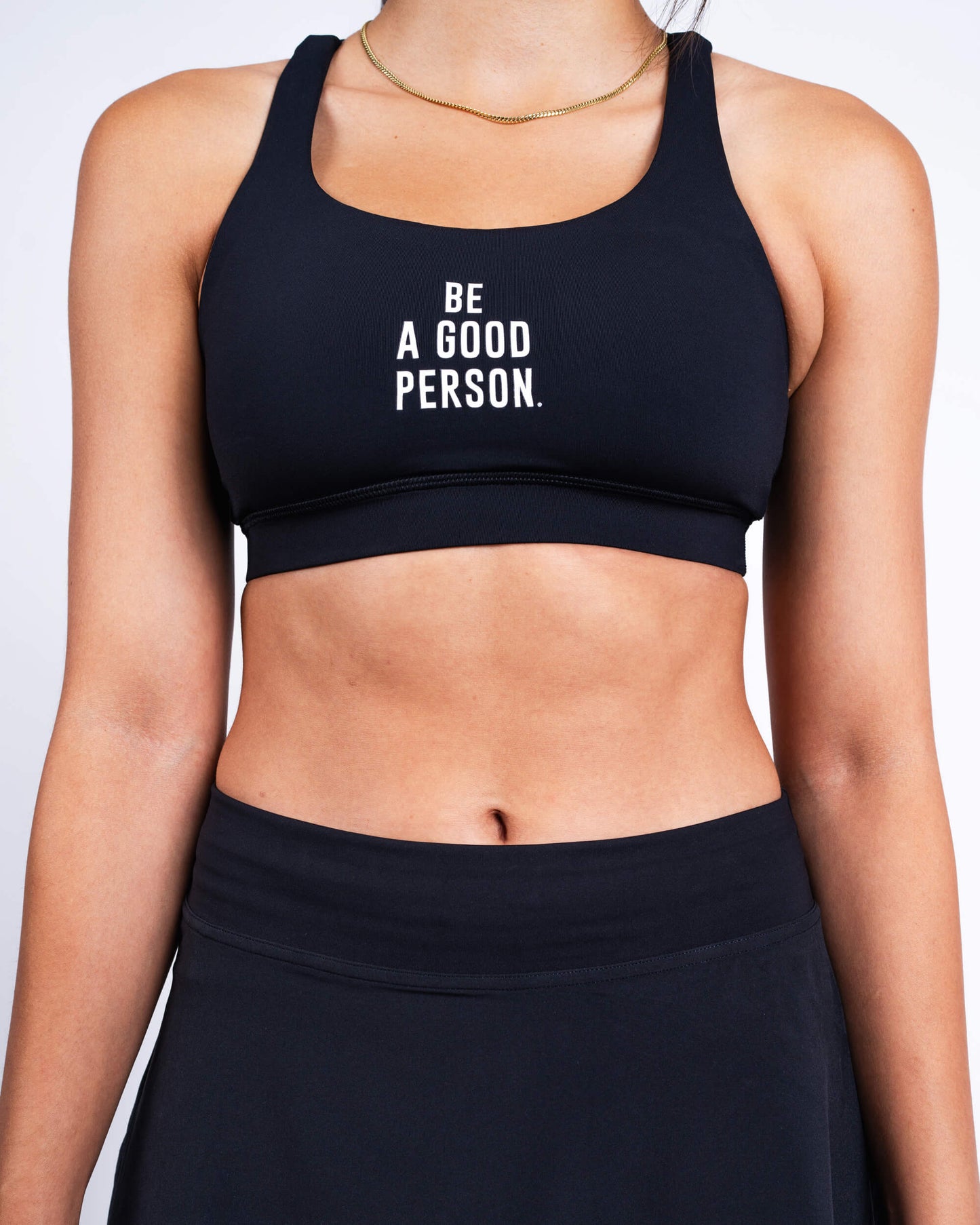 Energy Bra Medium Support - Black - lululemon // BE A GOOD PERSON *Pre-Order*