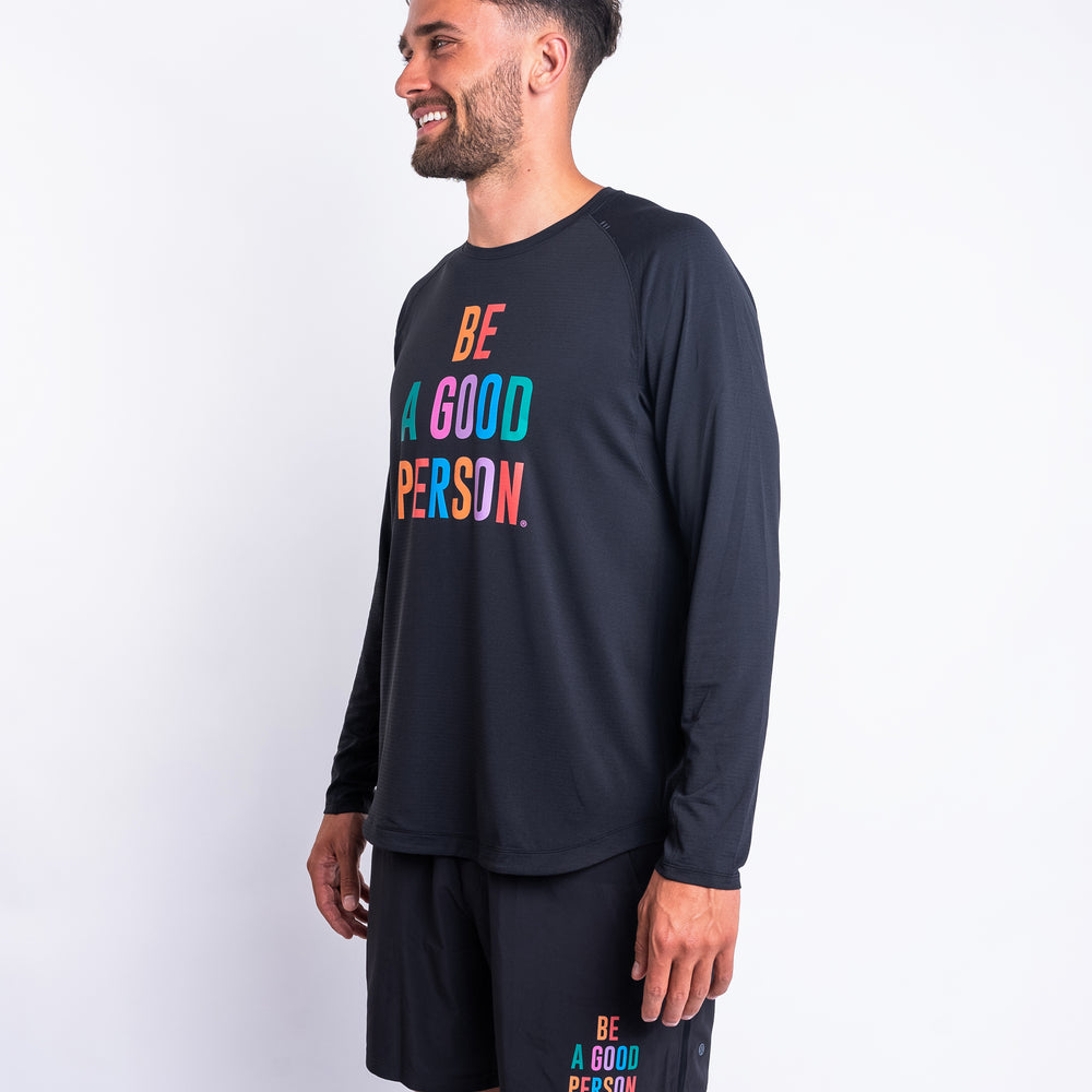 
                      
                        License to Train Long-Sleeve Shirt - Black - lululemon // BE A GOOD PERSON *Pre-Order*
                      
                    