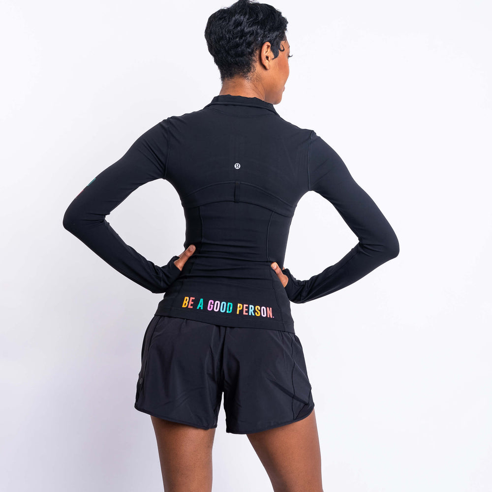 
                      
                        Hotty Hot Low-Rise Lined Short 4" - Black - lululemon // BE A GOOD PERSON *Pre-Order*
                      
                    