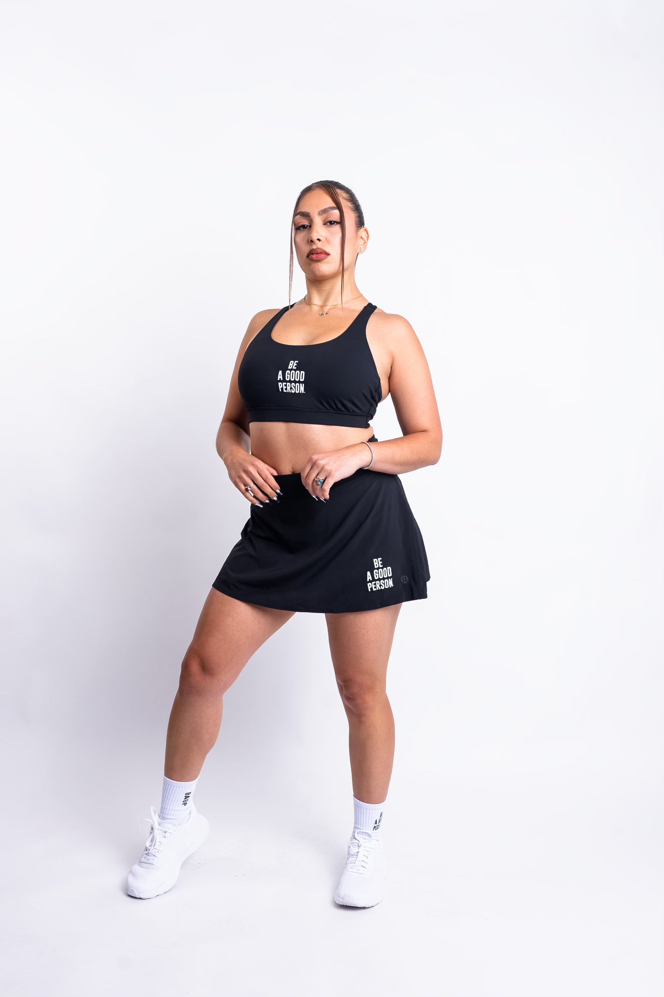 Lightweight High-Rise Tennis Skirt - Black - lululemon // BE A GOOD PERSON *Pre-Order*