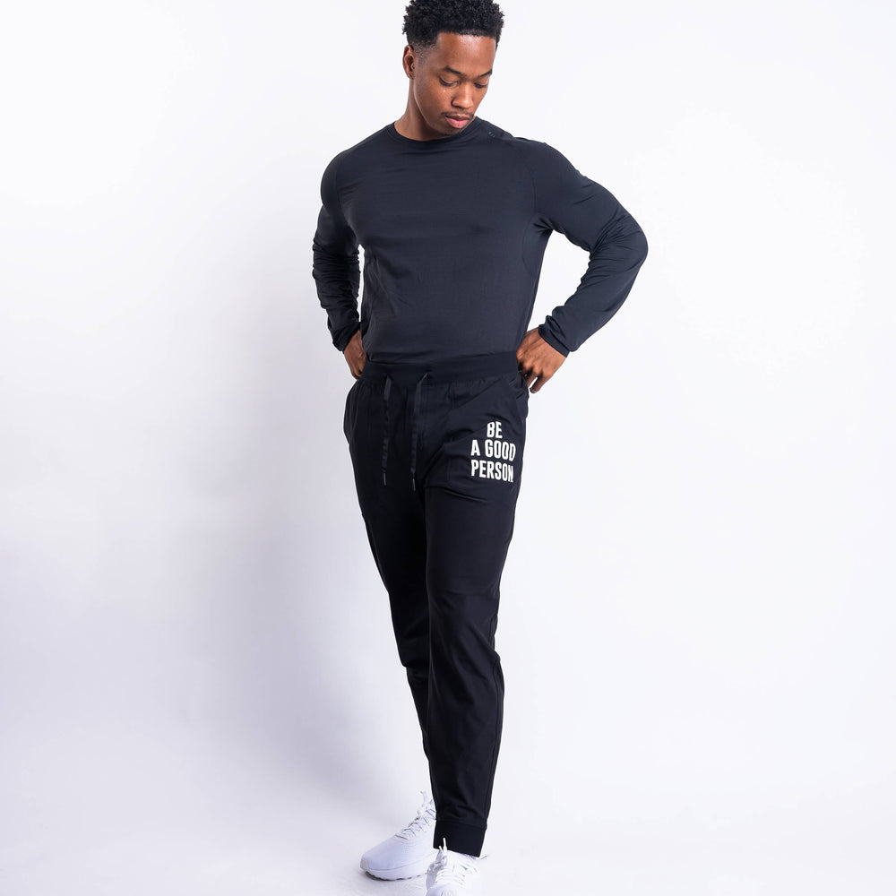 
                      
                        ABC Jogger - Black - lululemon // BE A GOOD PERSON *Pre-Order*
                      
                    