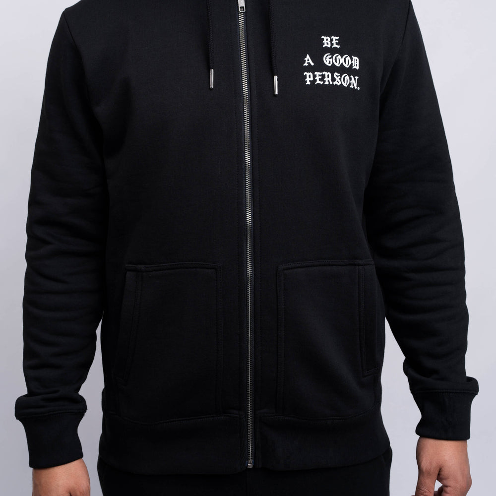 
                      
                        Saint Script Zip Up - Black
                      
                    