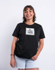 Box Floral Logo T-Shirt - Women's Fit - Black