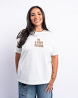 Signature T-Shirt - Women's Fit - Cream/Brown