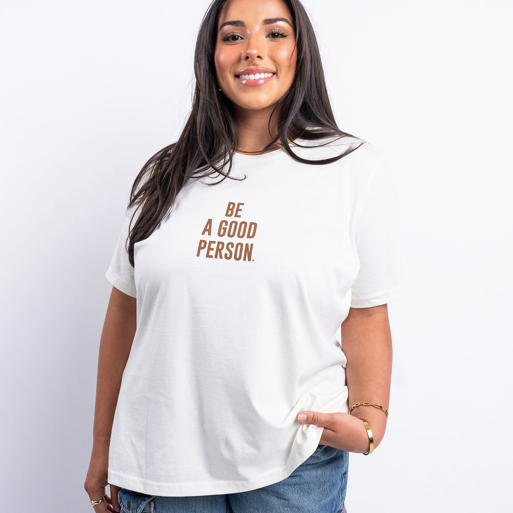 
                      
                        Signature T-Shirt - Women's Fit - Cream/Brown
                      
                    