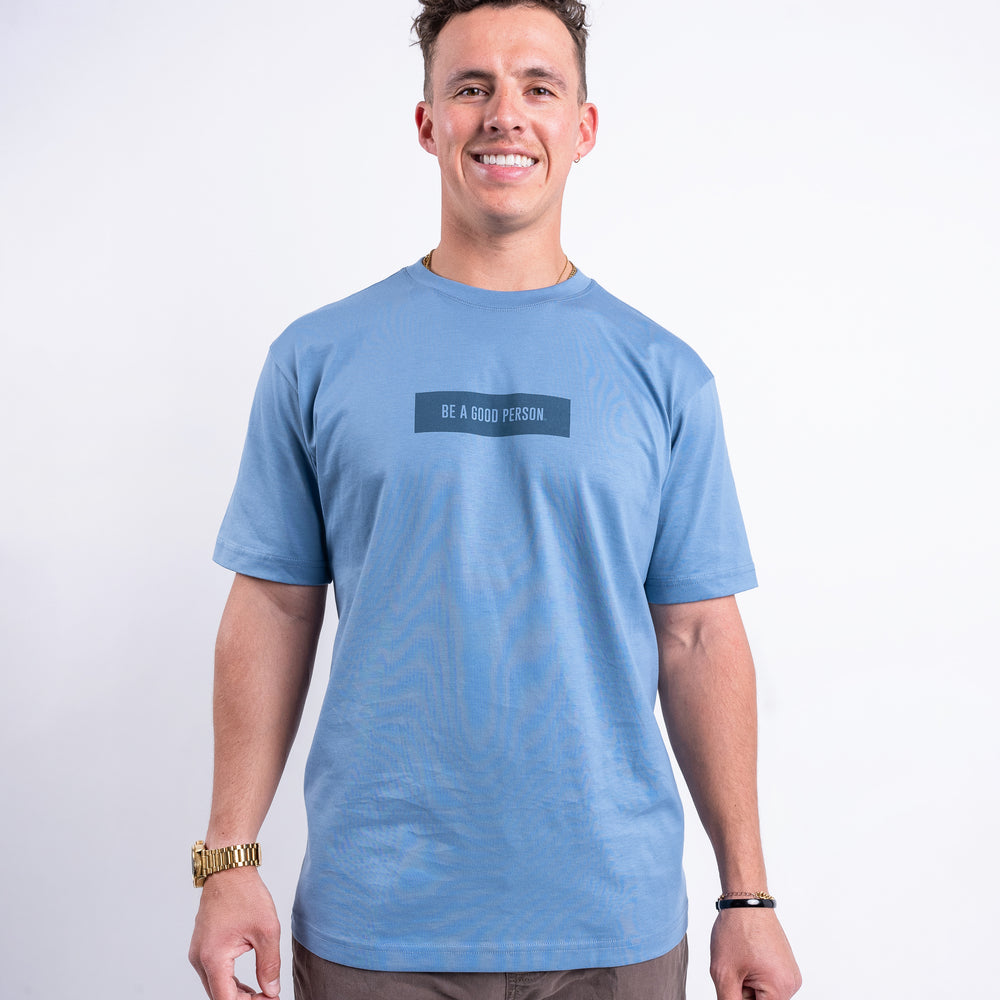 Rectangle Logo T-shirt - Cloudy Blue