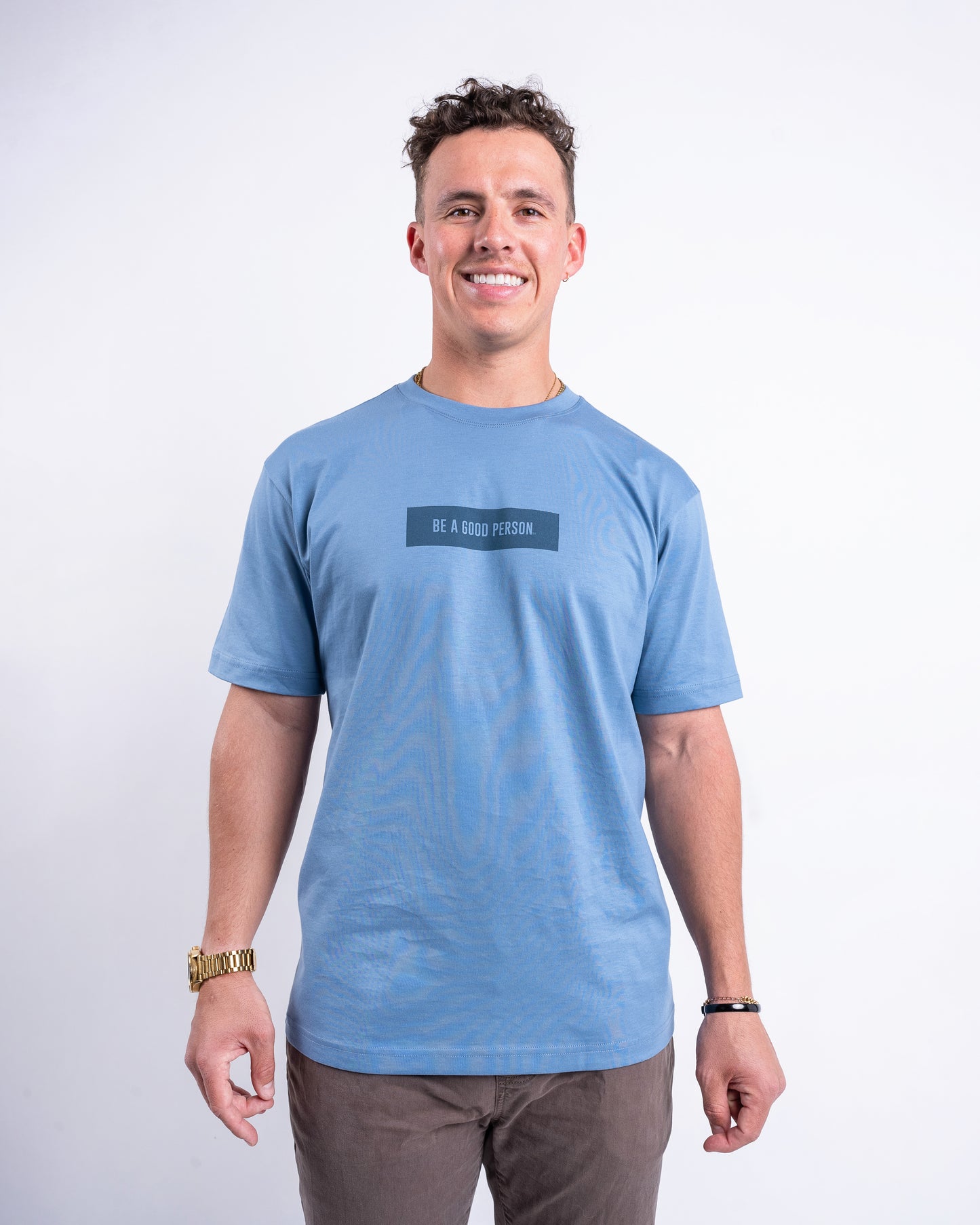 Rectangle Logo T-shirt - Cloudy Blue