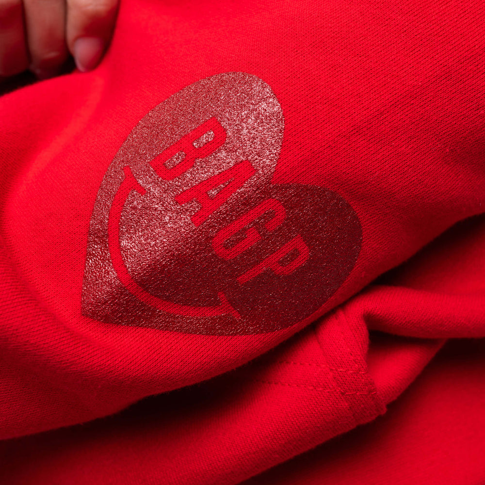 
                      
                        Heart On Your Sleeve Lightweight Hoodie - Red
                      
                    