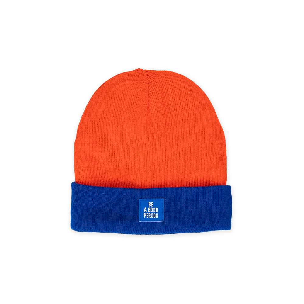 Signature Reversible Beanie - Blue/Orange