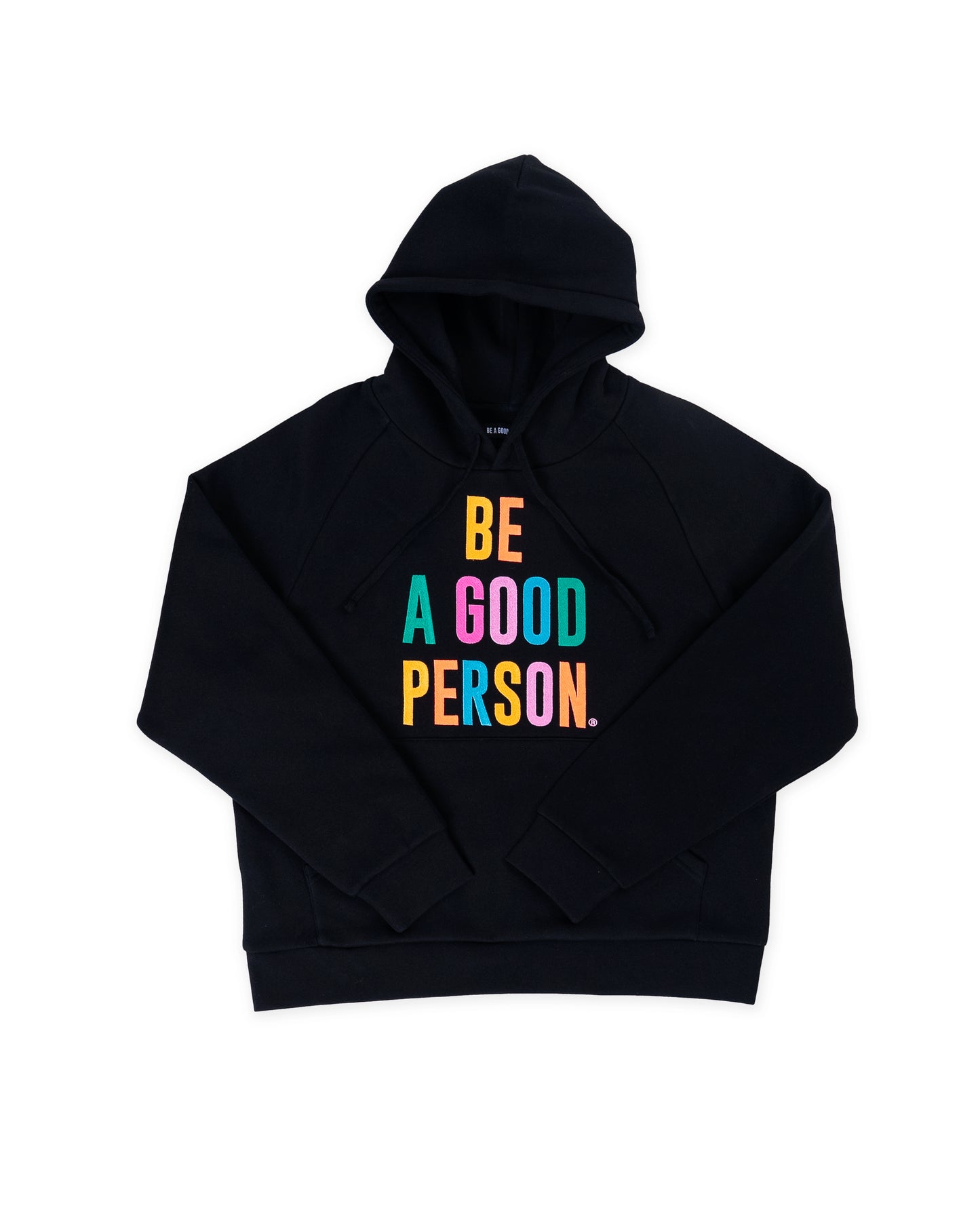 Signature Embroidered Hoodie - Black Color Spectrum