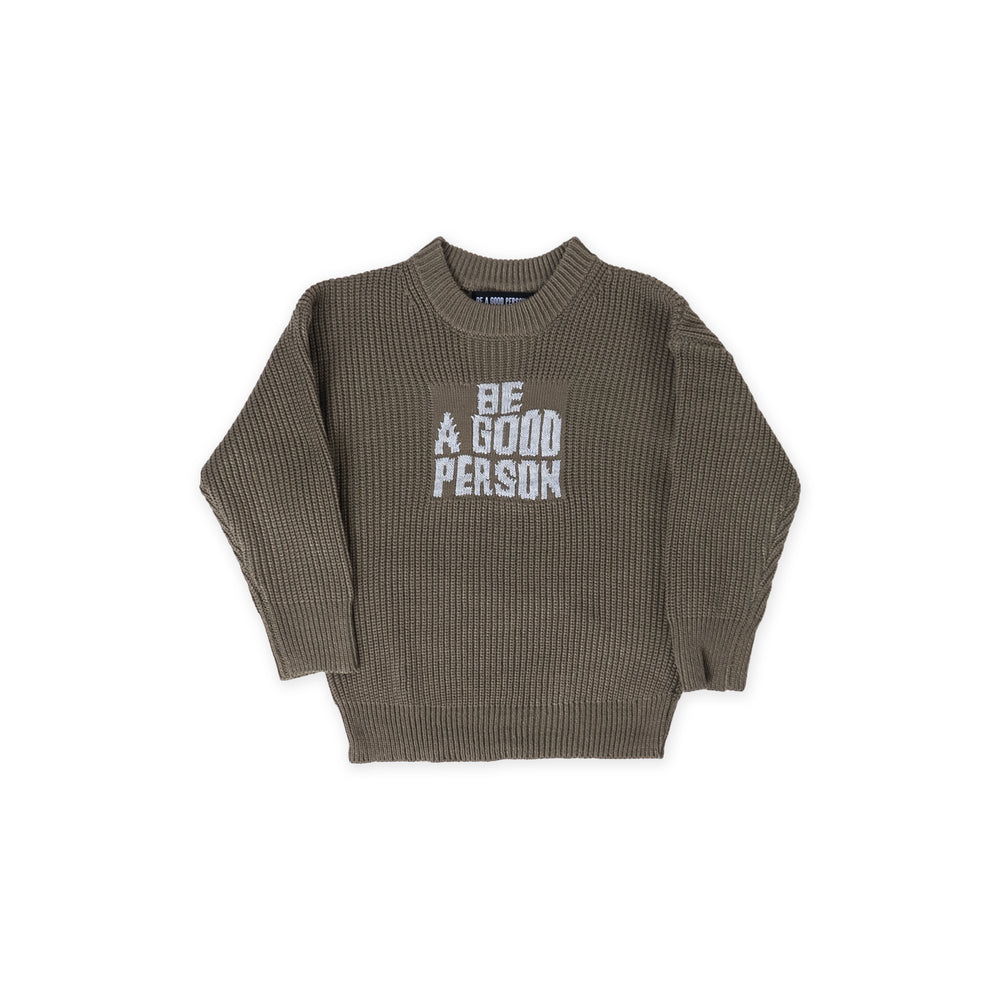 
                      
                        Signature Youth Knit Sweater - Olive
                      
                    