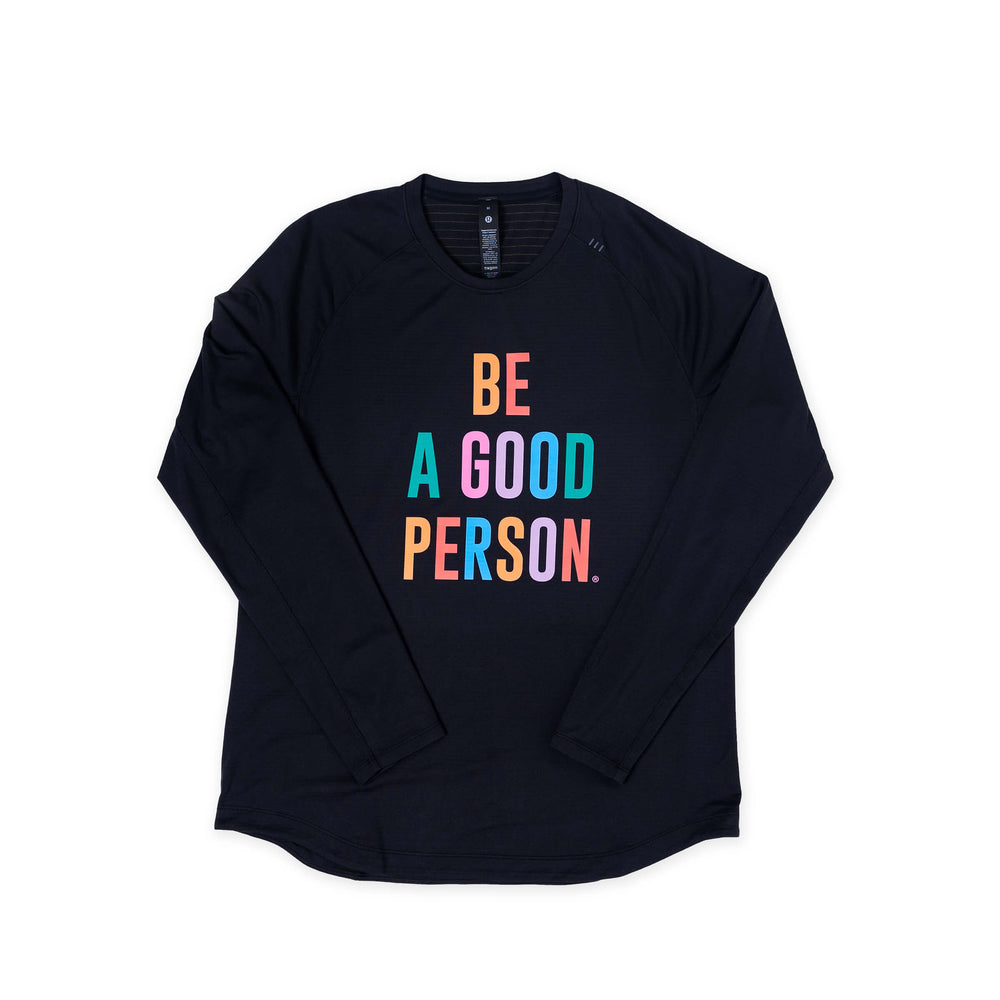 
                      
                        License to Train Long-Sleeve Shirt - Black - lululemon // BE A GOOD PERSON *Pre-Order*
                      
                    