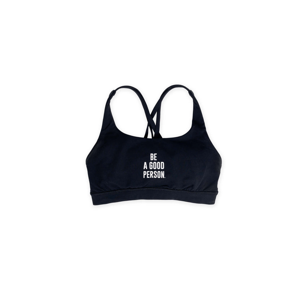 
                      
                        Energy Bra Medium Support - Black - lululemon // BE A GOOD PERSON *Pre-Order*
                      
                    