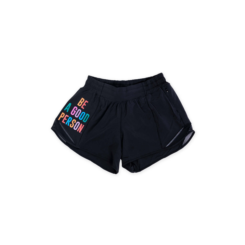 
                      
                        Hotty Hot Low-Rise Lined Short 4" - Black - lululemon // BE A GOOD PERSON *Pre-Order*
                      
                    